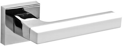 РУЧКА РАЗДЕЛЬНАЯ FLASH DM CP/WH-19 ХРОМ/БЕЛЫЙ