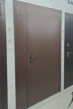 ДВЕРЬ ПРОТИВОПОЖАРНАЯ ДПМ EI-60 RAL 8017 (ДВУХСТВОРЧАТАЯ)